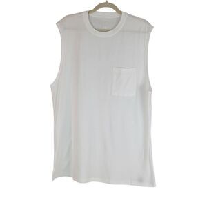 Lahgo Sleep Shirt Mens size XL White Pullover Cool Every Day Muscle Tee NEW